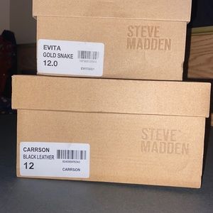 Lot of 2 Steve Madden size 12 woman’s heels BNIB
